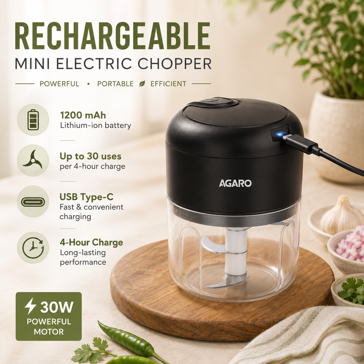 MINI ELECTRIC CHOPPER