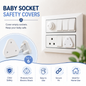 CHILD SAFETY SOCKET COVERS ( PACK OF 6)