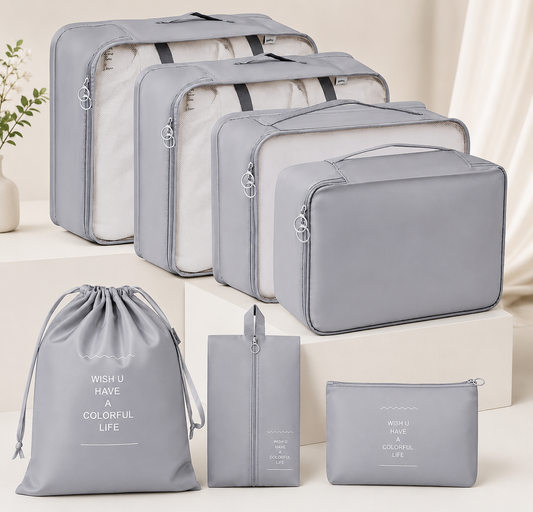 7 IN 1 TRAVEL ORGANIZER SET