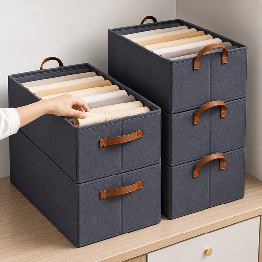 FOLDABLE WARDROBE ORGANIZER (PACK OF 2)