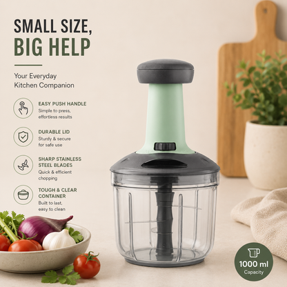 HAND PRESS VEGETABLE CHOPPER