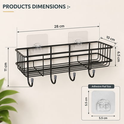 WALL MOUNT BATHROOM ORGANISER