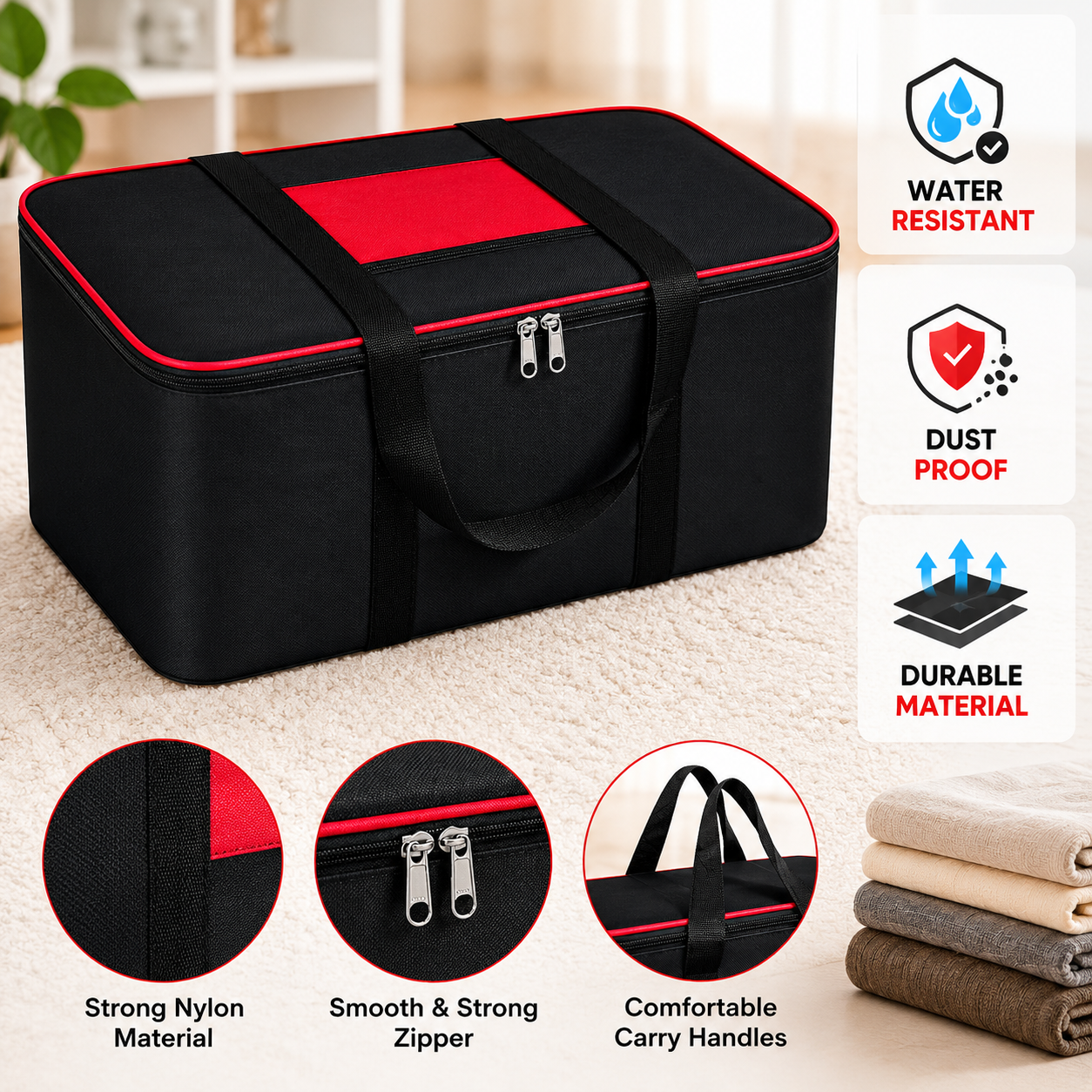UNDERBED CLOTH ORGANISER (PACK OF 2)