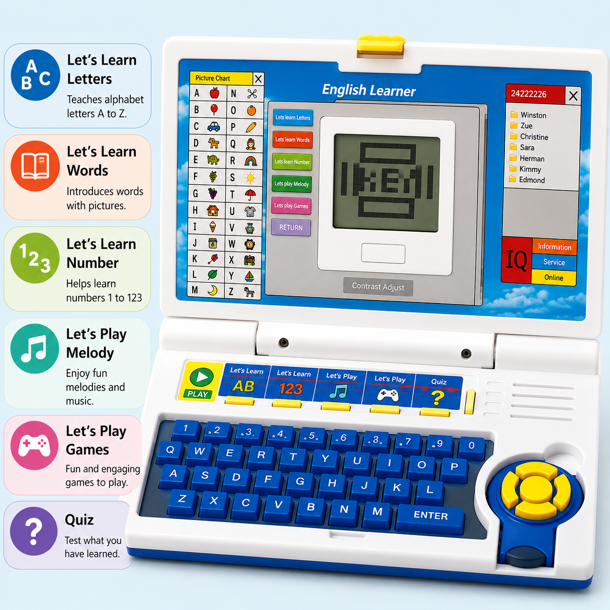 KIDS LEARNING LAPTOP