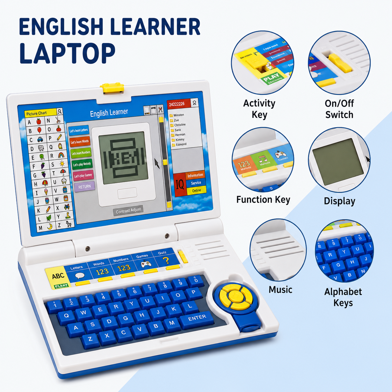 KIDS LEARNING LAPTOP