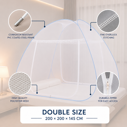 FOLDABLE KING SIZE BED MOSQUITO NET