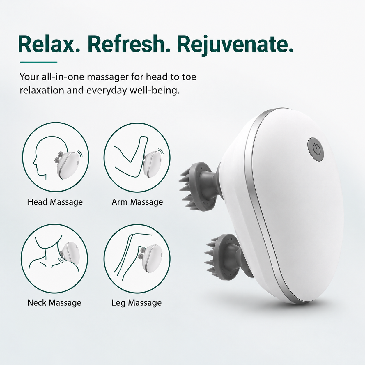 PORTABLE SCALP & HEAD MASSAGER